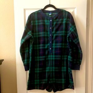 Shortie Onesie (PJ) by The GAP - Plaid